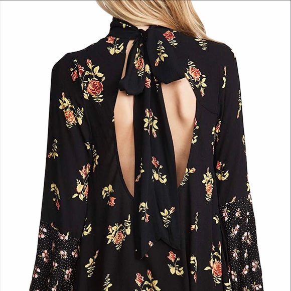 Free People black tunic/mini dress - Picture 10 of 14